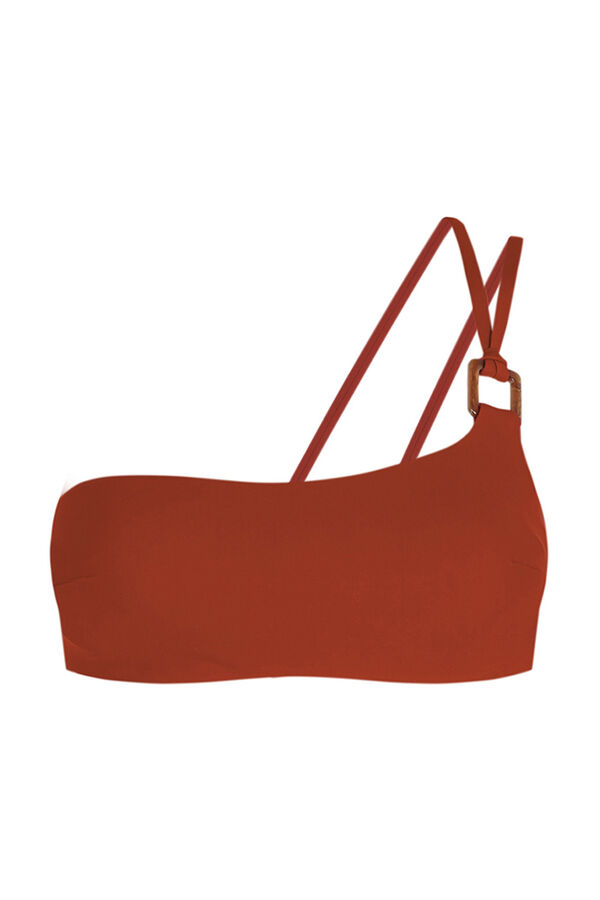 Womensecret Bikinitop asymmetrisch Orange Rot