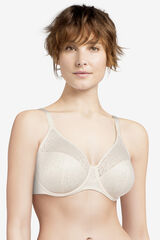 Womensecret Norah underwired high coverage bra with lace marron