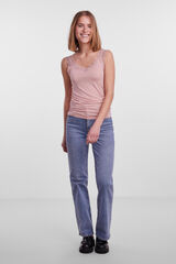 Pieces Top lencero tirantes rosa