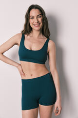 Women'secret Blue seamless boxers green