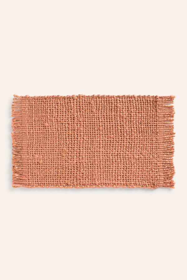 Womensecret Arena braided earth jute placemat rouge