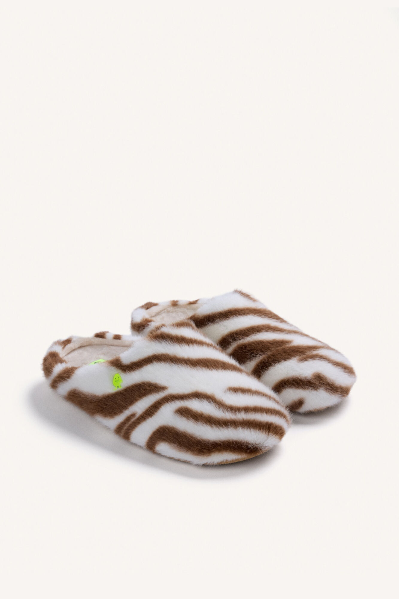 Hot Potatoes Zapatillas de casa estampado animal pelo