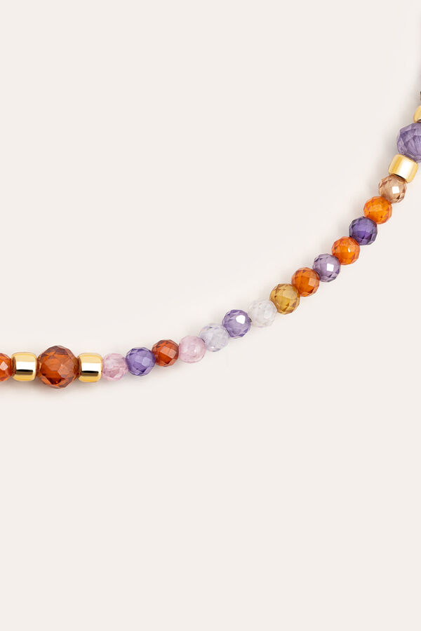 Singularu Crystal Summer Bracelet Gold Plated Steel imprim&eacute;