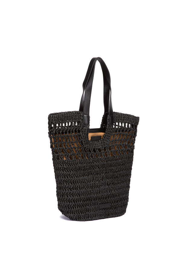 Abbacino  Capazo rafia negro negro