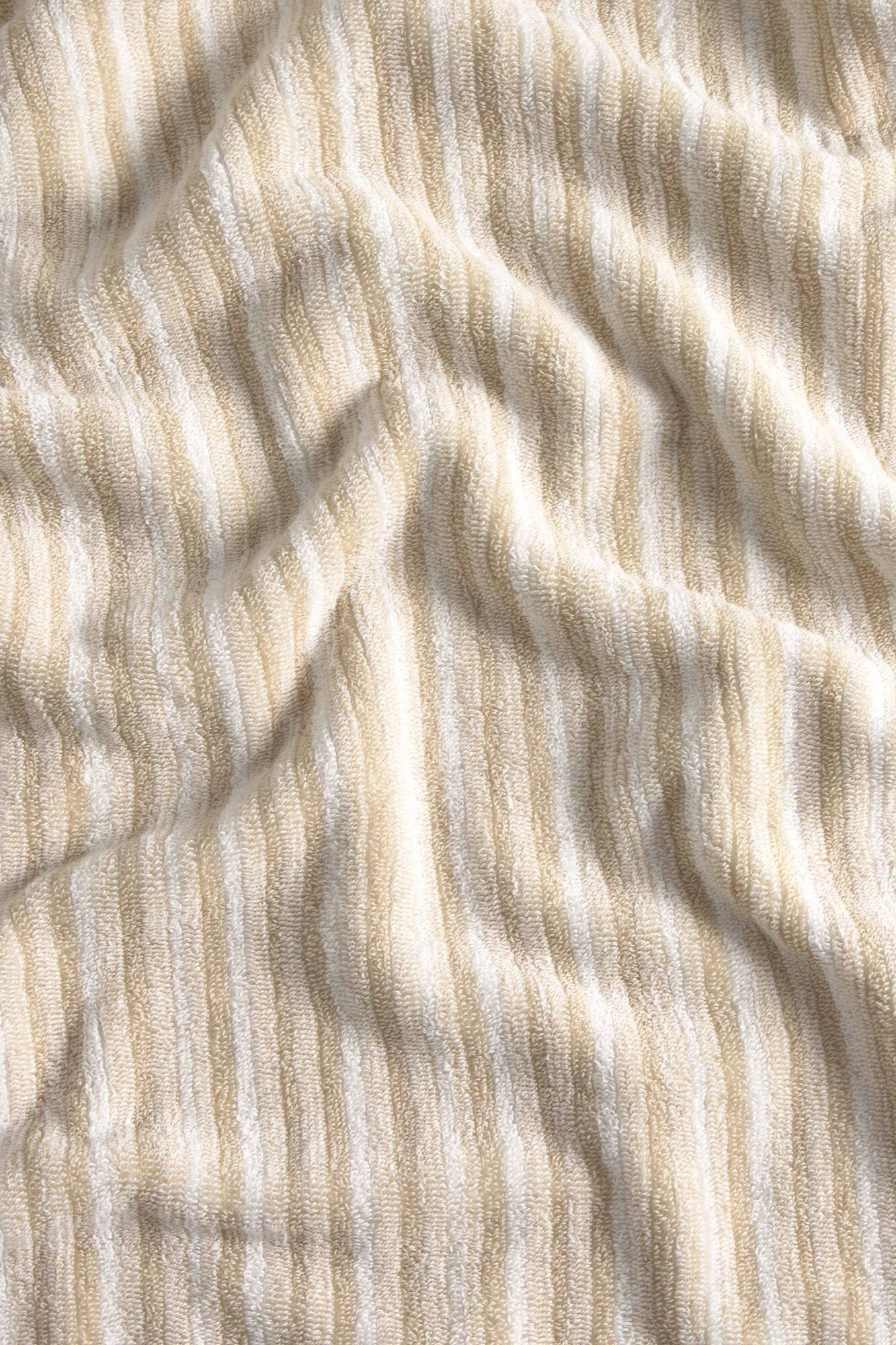 Textura Gestreiftes Frottee-Handtuch