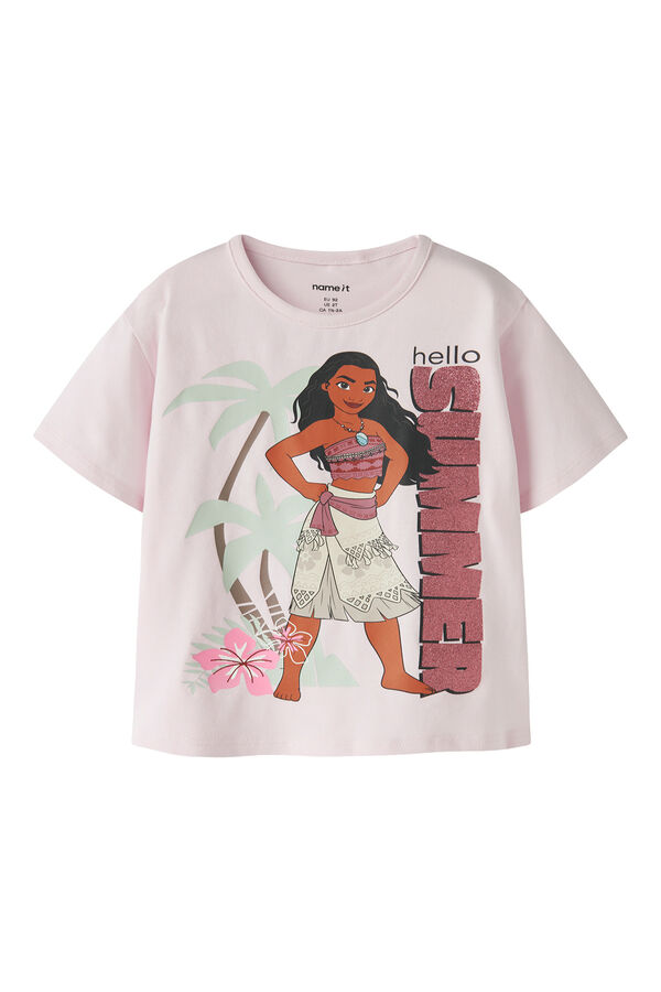 Name it Short sleeve girl's T-shirt VAIANA pink