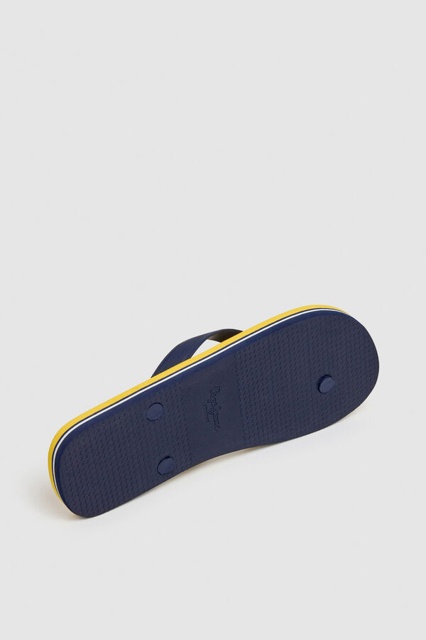 Pepe Jeans Bicolour striped sole sandals printed