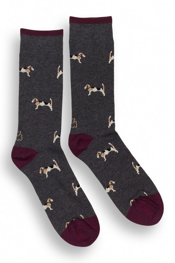 Kiff-Kiff Calcetines hombre gris gris