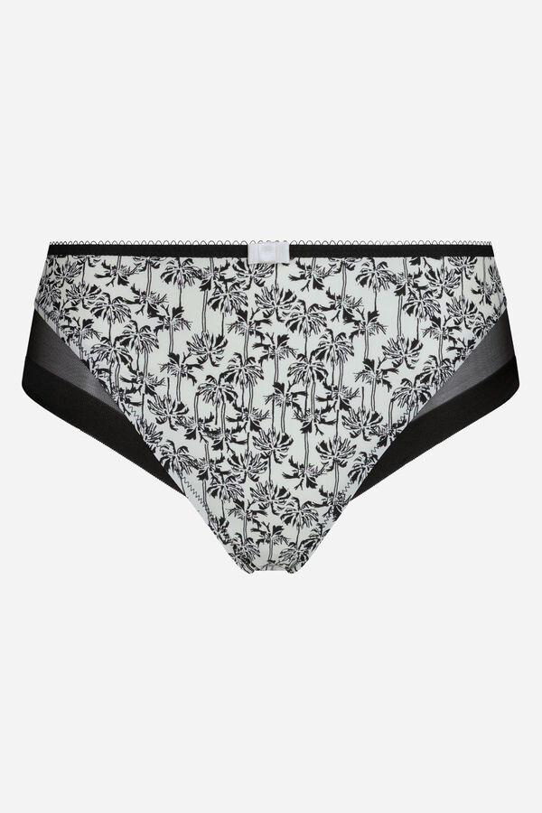 DIM Microfibre and mesh classic panty white