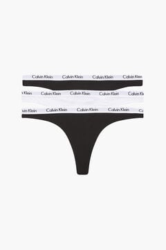 Womensecret Tangas de algodón con cinturilla de Calvin Klein estampado