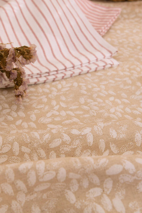 Womensecret Leaf print stain-resistant tablecloth fehér