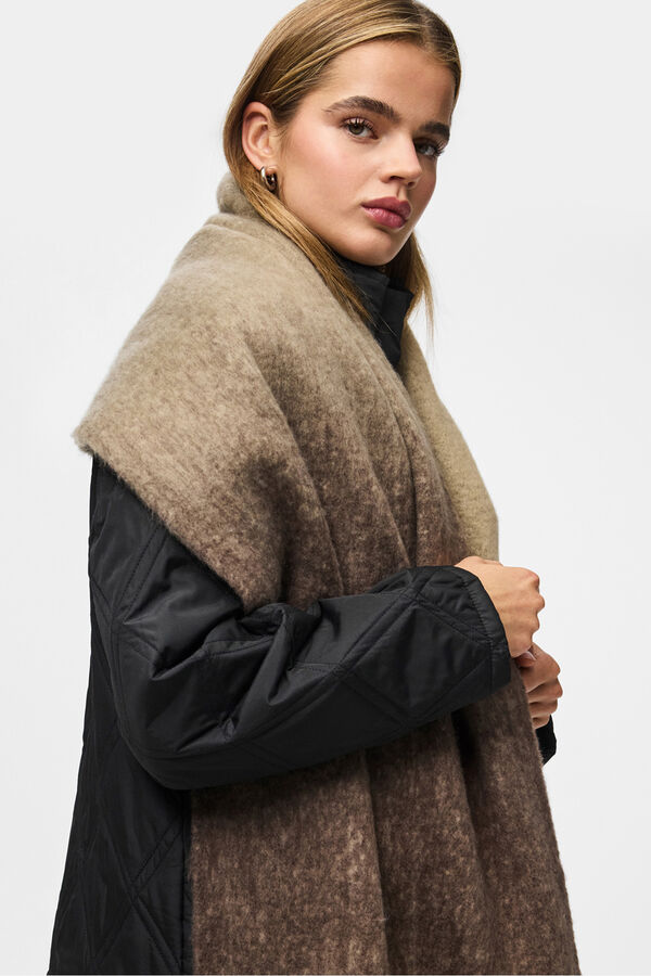 Pieces Bufanda degradada marr&oacute;n