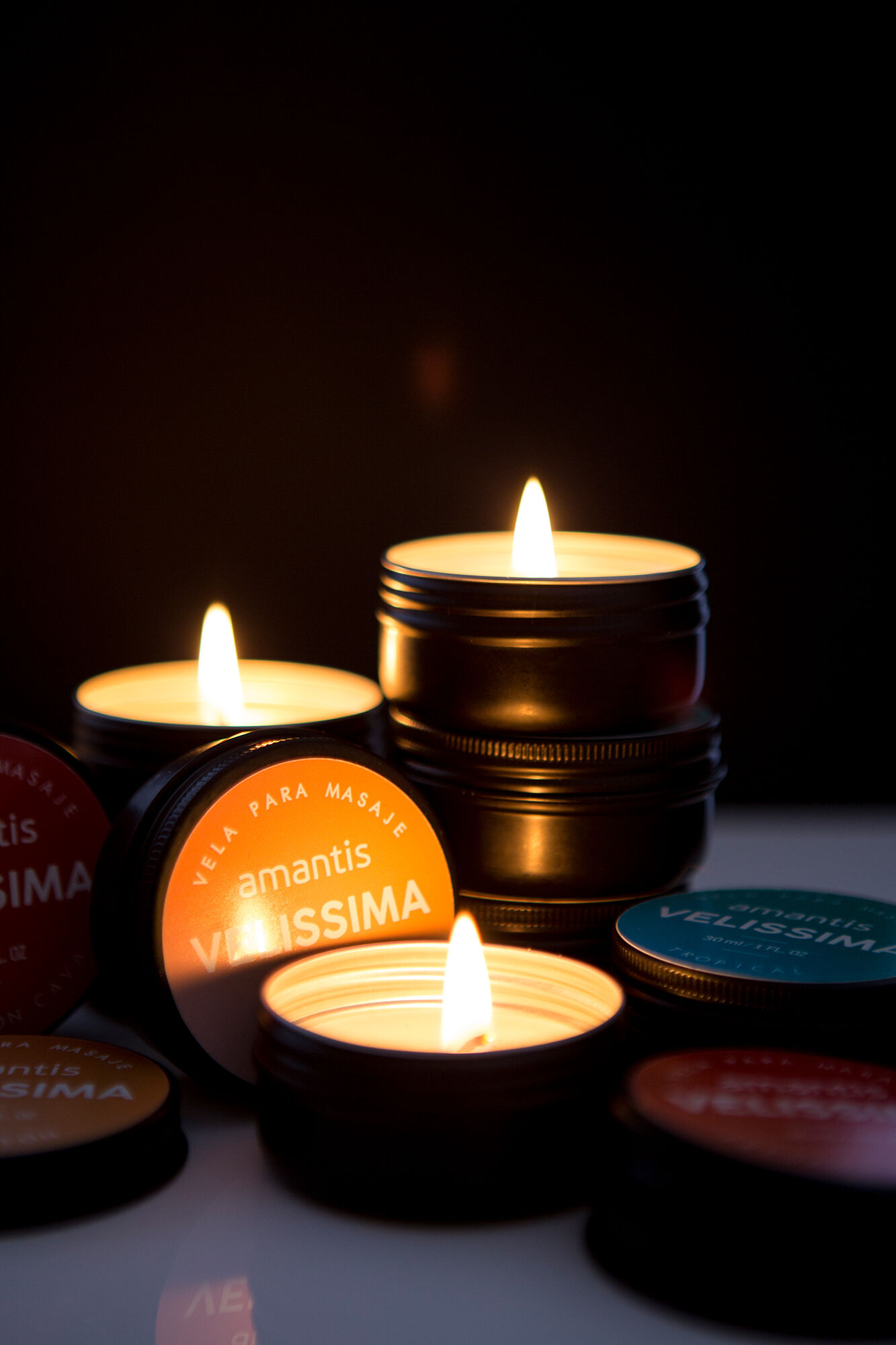 Amantis Vela masaje velissima melocot&oacute;n