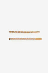 Vilanova Ganchos con Detalle de Piedras y Perlas. Los accesorios para el cabello son el complemento b&aacute;sico para completar tu look. yellow