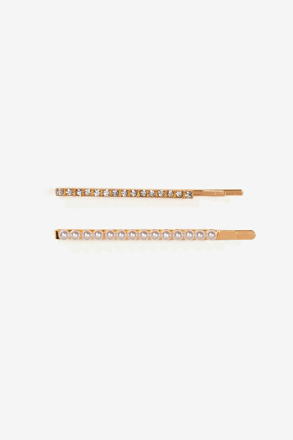 Vilanova Ganchos con Detalle de Piedras y Perlas. Los accesorios para el cabello son el complemento b&aacute;sico para completar tu look. yellow