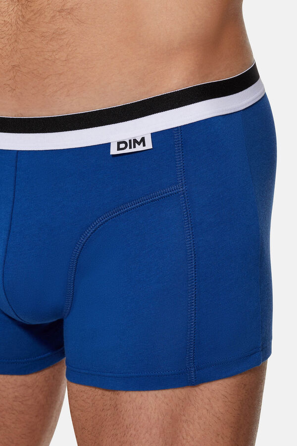 DIM Pacote de 2 boxers masculinos de algod&atilde;o el&aacute;stico vermelho