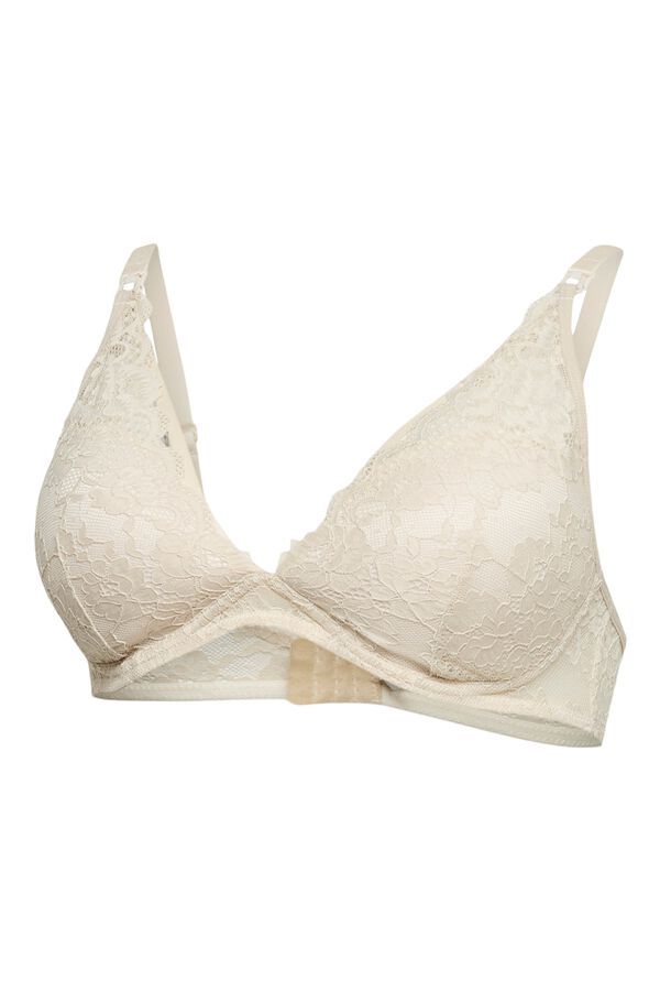 Mamalicious Pack of 2 lace nursing bras brown
