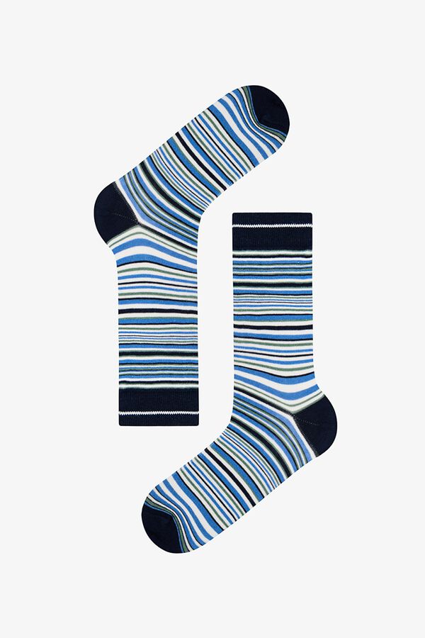 Penti Striped 3-pack high socks printed