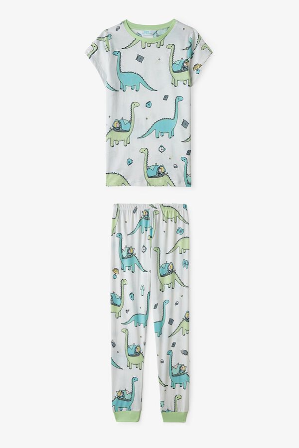 Penti Pack of 2 dinosaur kids' pyjamas green