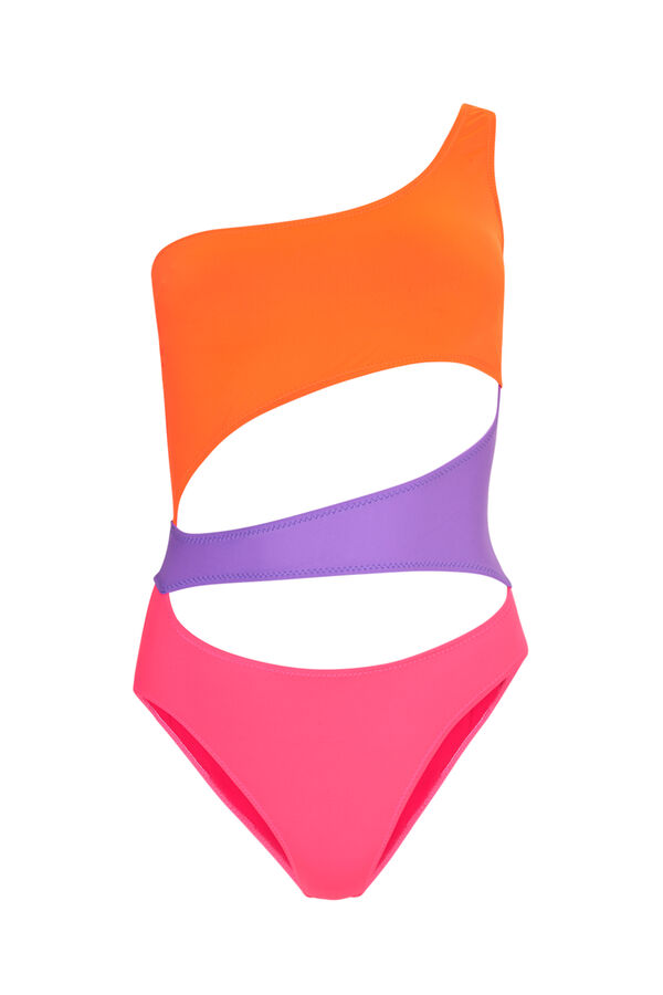 Womensecret Trikini asimétrico Laguna Orange Narančasta