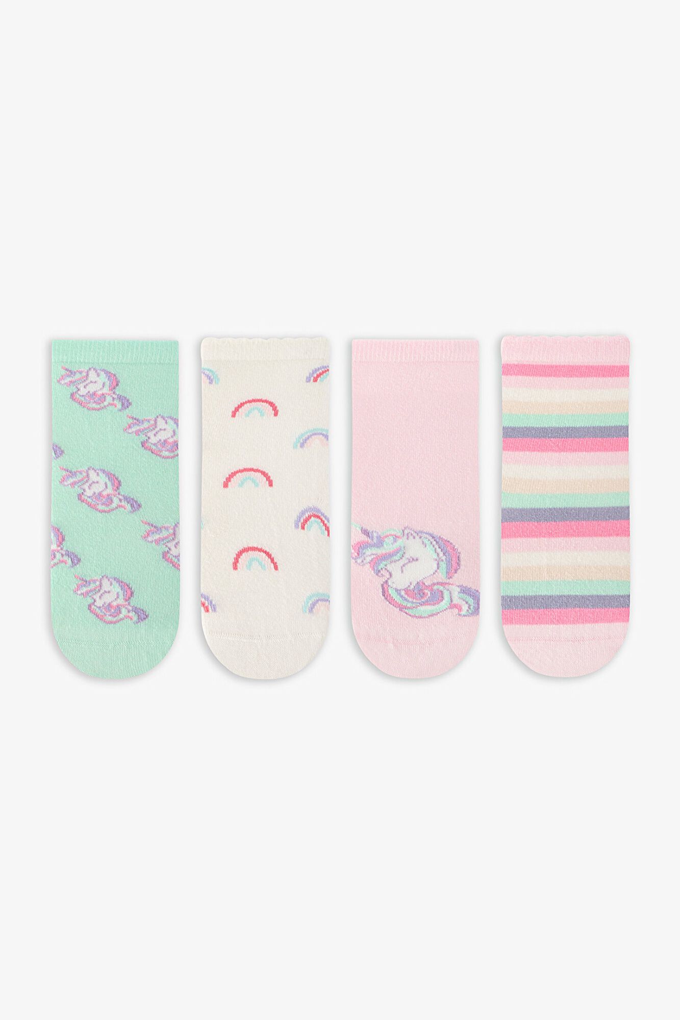 Penti Pack 4 calcetines tobilleros unicornios
