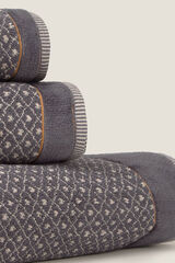 Textura Jacquard - Handtuch Grau