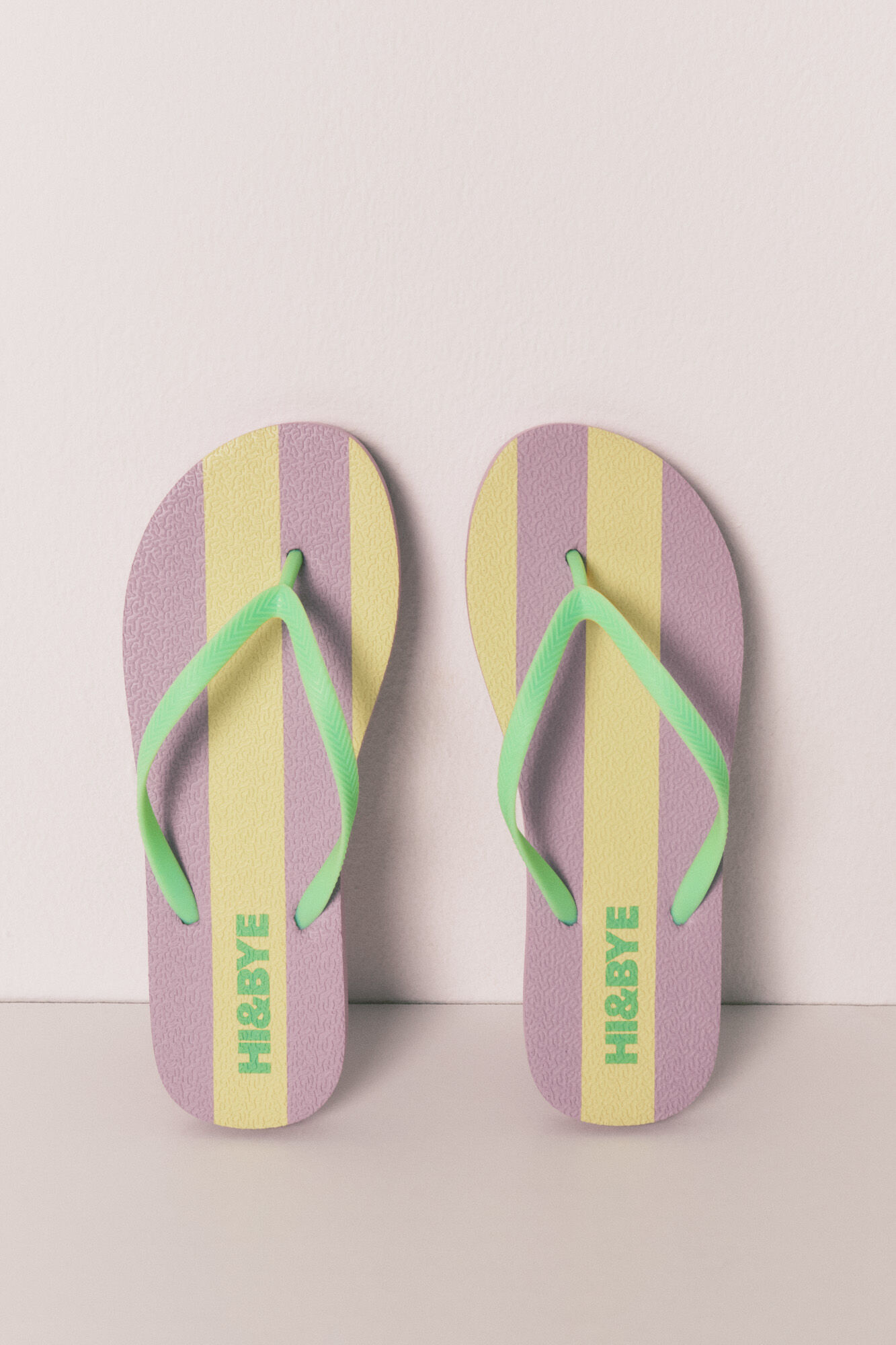 HI&BYE Lilac striped sandal