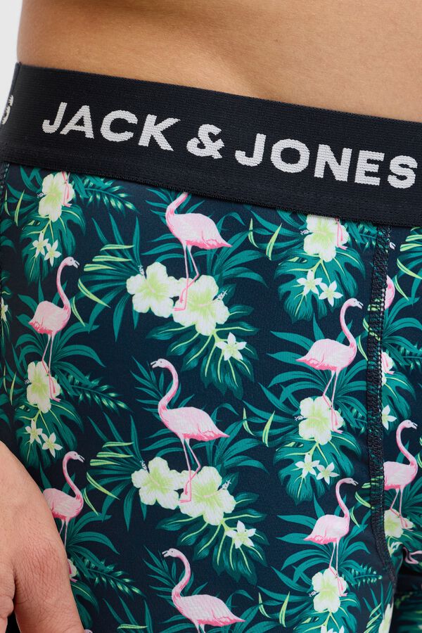 Jack & Jones 3-pack print boxers blue