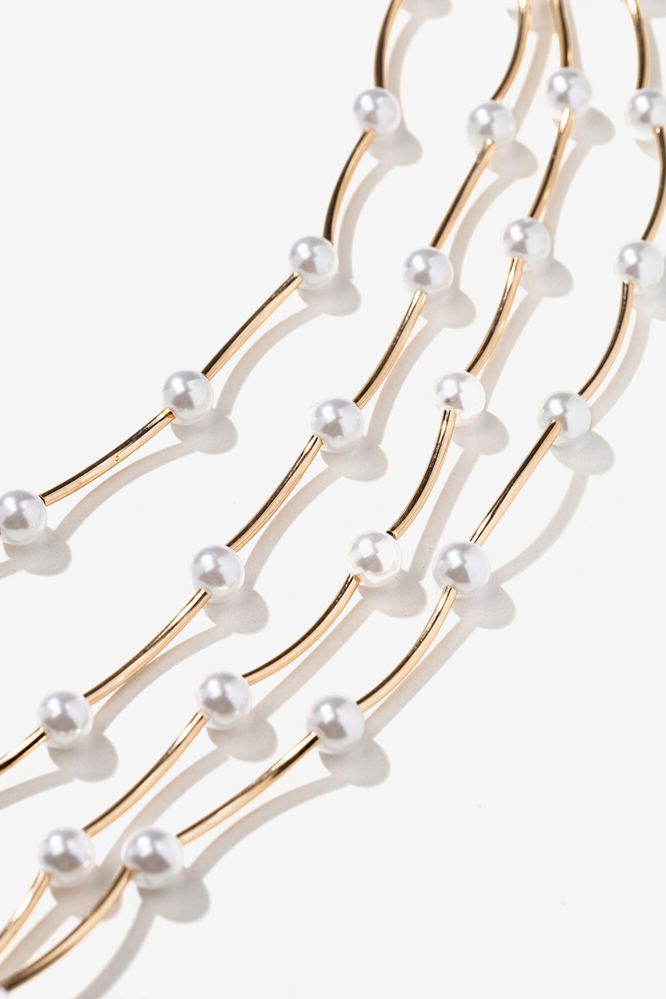 Vilanova Collar dorado con perlas