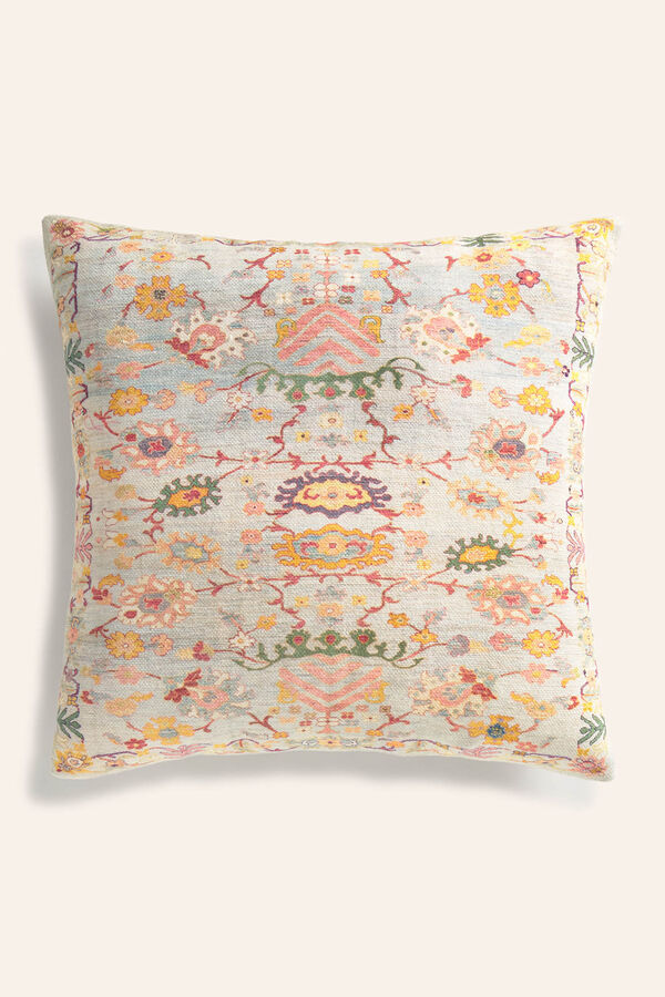 Calma House Rochelle printed cushion cover bleu