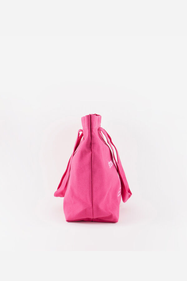 Victoria Bolso shopper algod&oacute;n fucsia