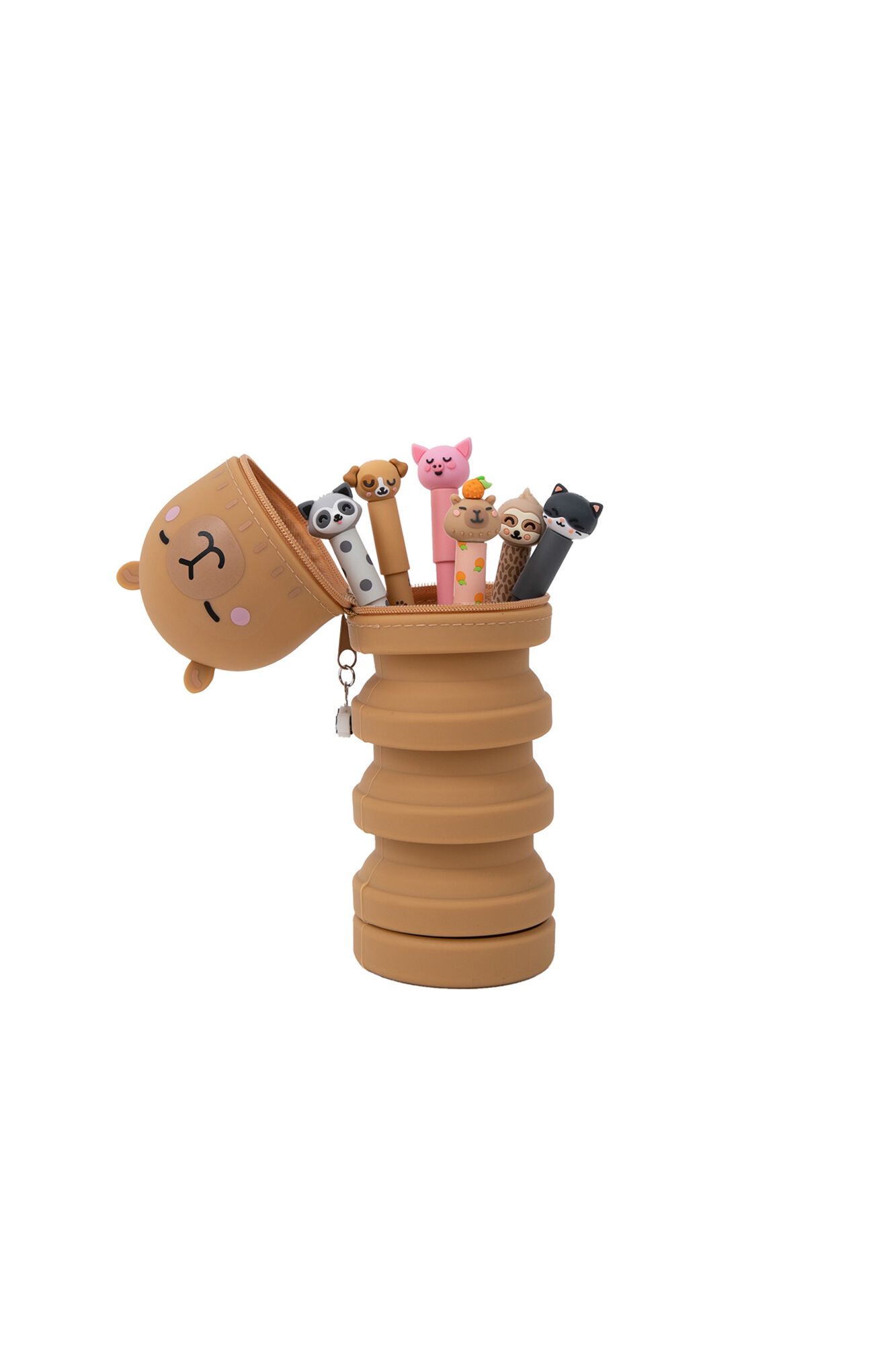 Mr. Wonderful Set de 6 bolis borrables Bo-Bo + estuche de silicona Capibara