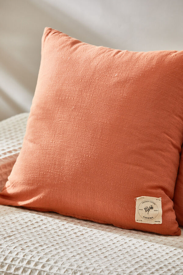 Calma House Funda de coj&iacute;n tierra Gavema naranja