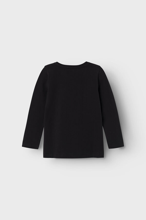 Womensecret Mini girl's T-shirt noir