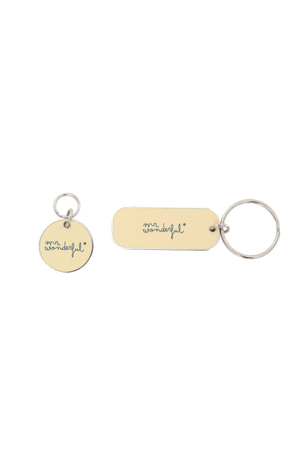 Womensecret Key ring and plaque set printed