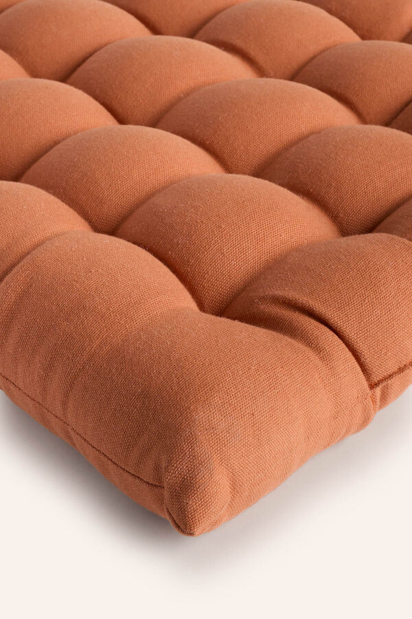Womensecret Gavema washable cotton earth-coloured bench cushion piros