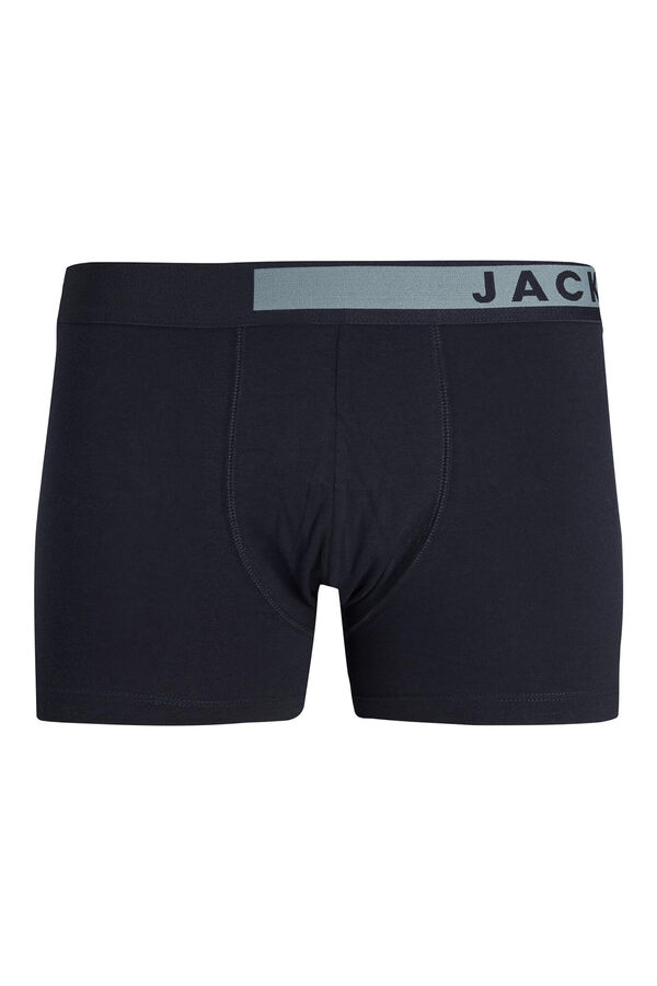 Jack & Jones Pack de 3 b&oacute;xers combinados de algod&oacute;n blue