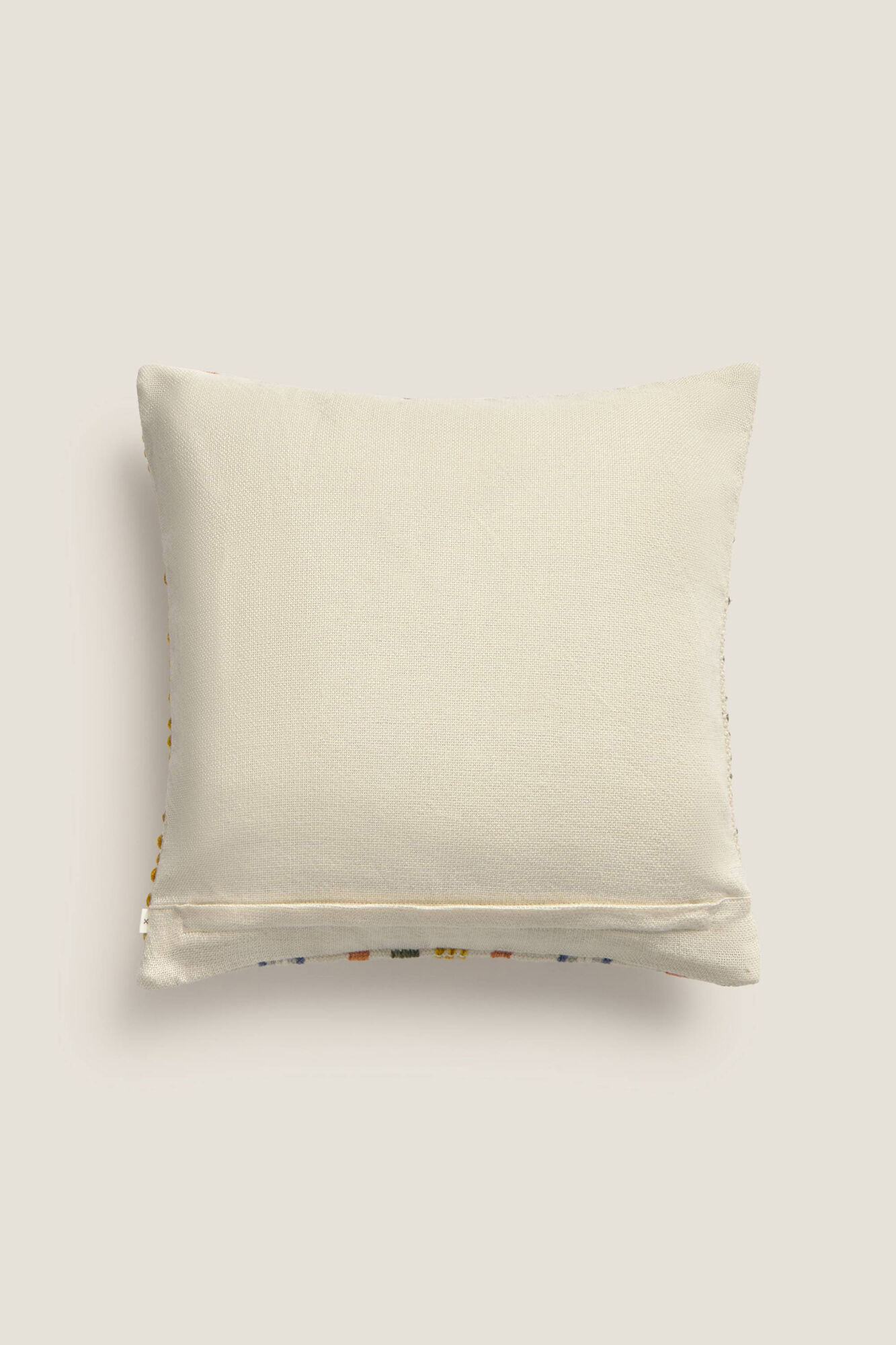 Textura Capa de almofada bordada geom&eacute;trica