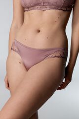 Black Limba Hannah Brazilian panty pink