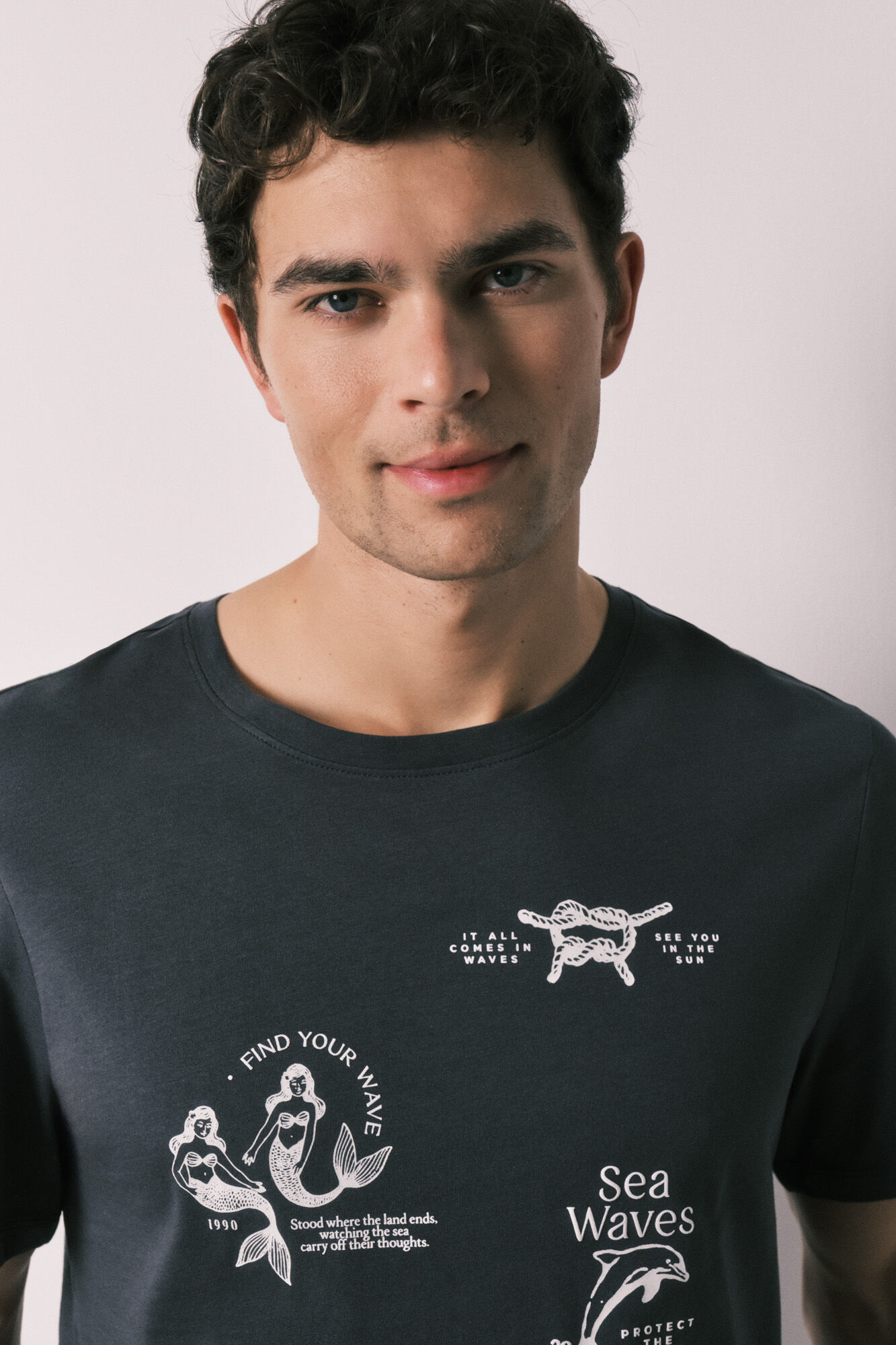 Women'secret Pijama corto hombre algod&oacute;n navy