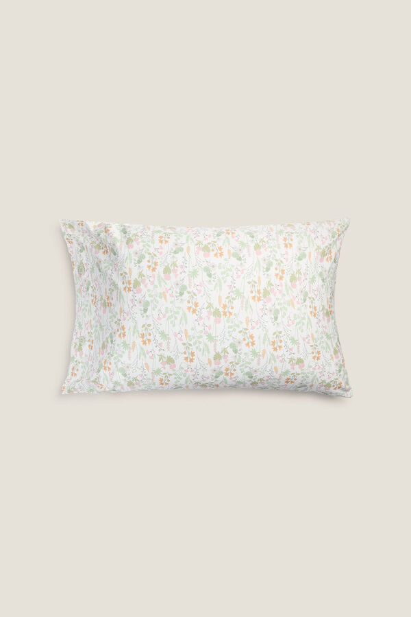 Womensecret Floral cotton pillowcase bézs