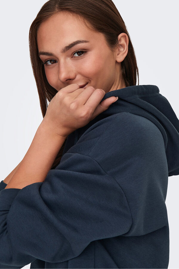 Only Play Drop shoulder hood blue