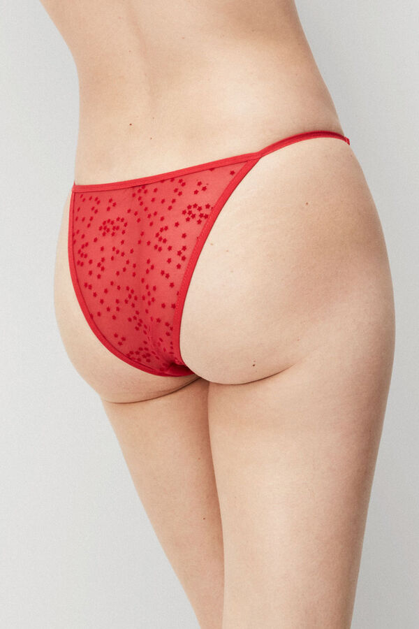 Womensecret Red Brazilian panty rouge