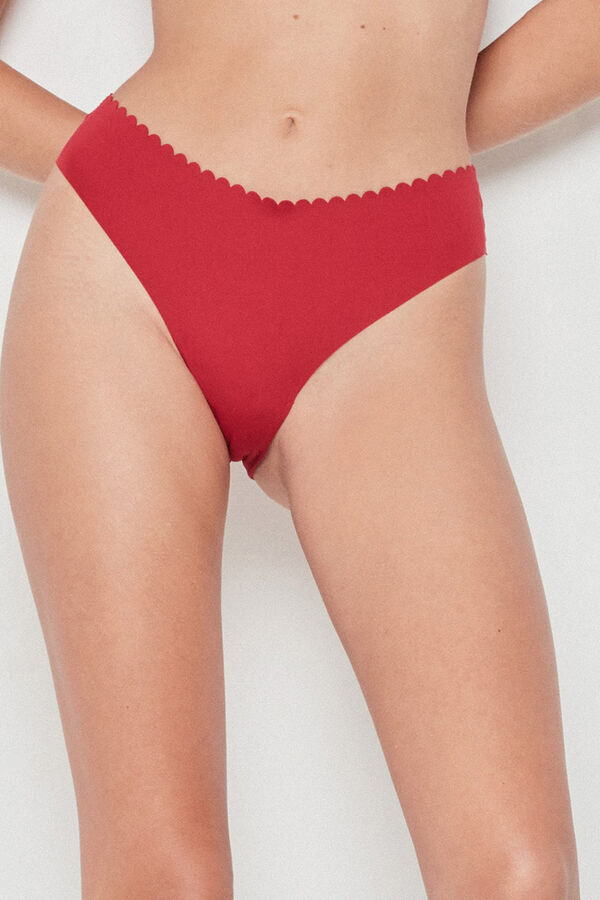 Womensecret Laser cut panty rouge