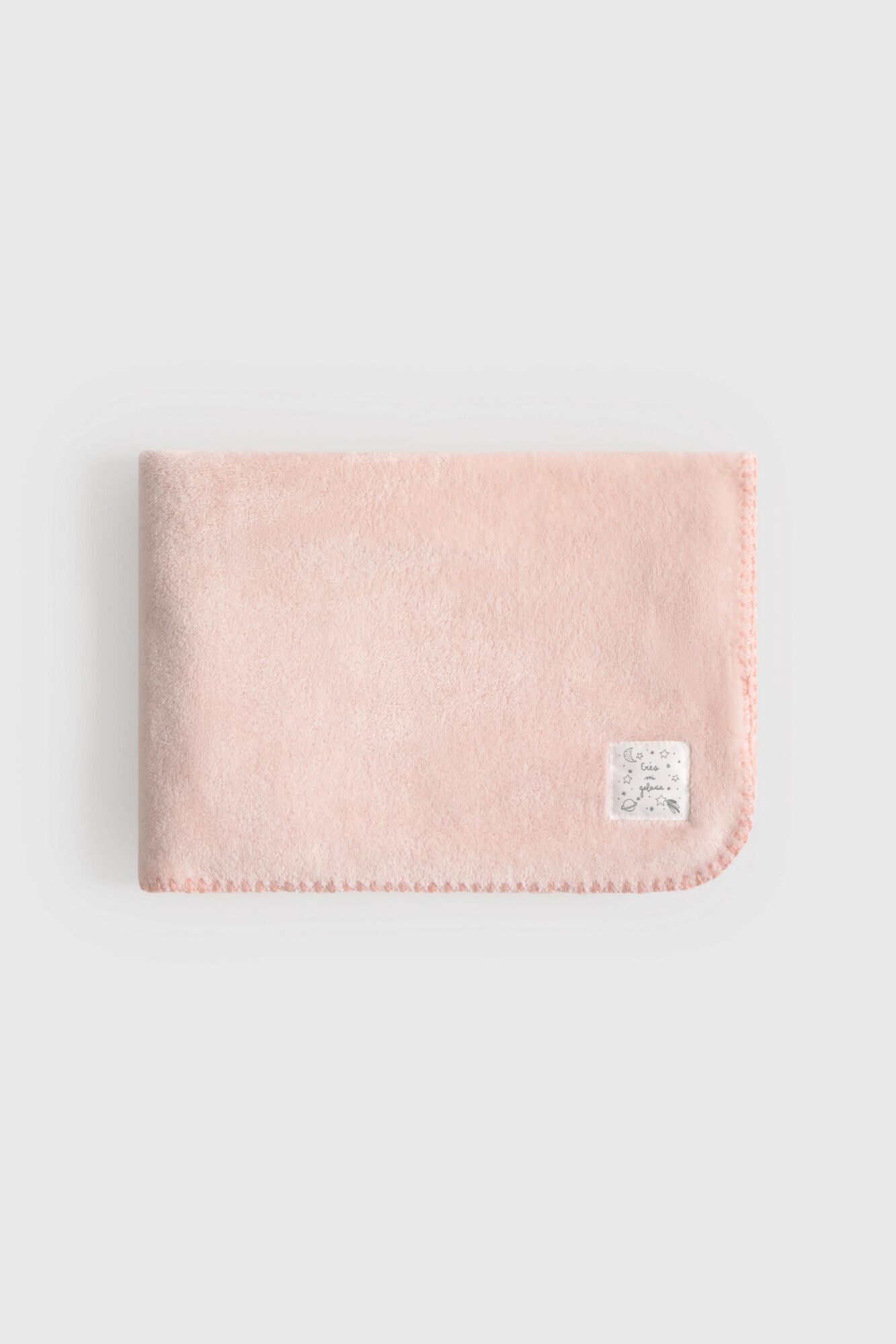 Textura Plaid fleece topstitching