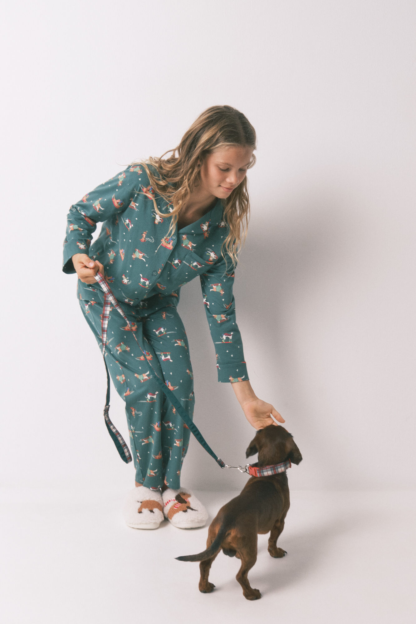 Women'secret Children's pyjamas with 100% cotton puppies