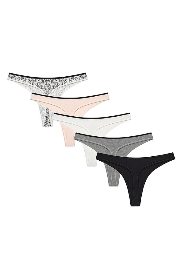 Penti Pack 5 tangas estampado