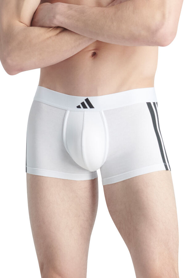 Adidas Pack of 2 Active Flex Cotton elastic boxers white