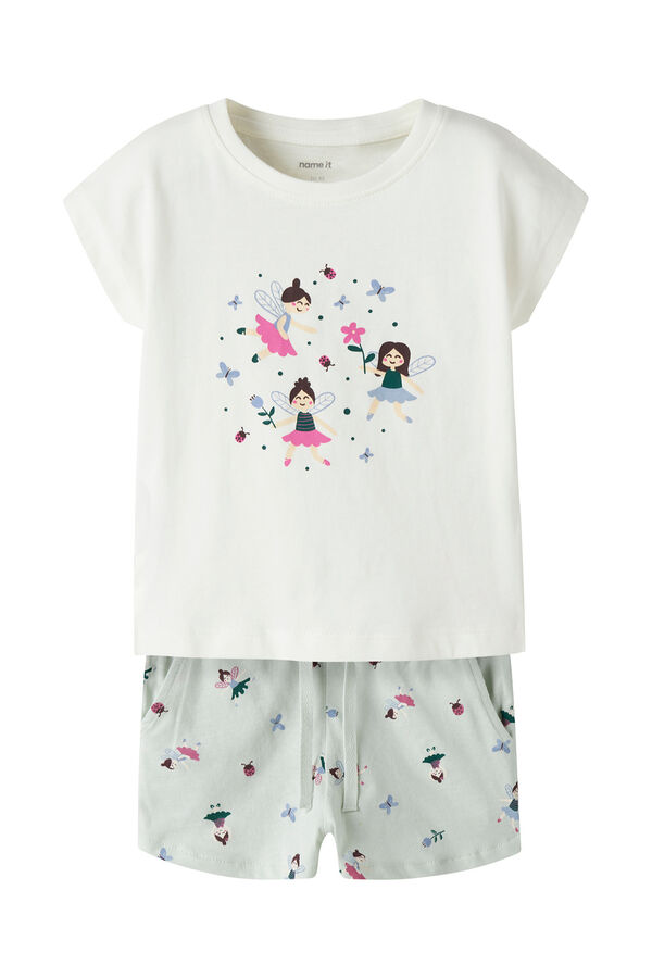 Name it T-shirt and short set white