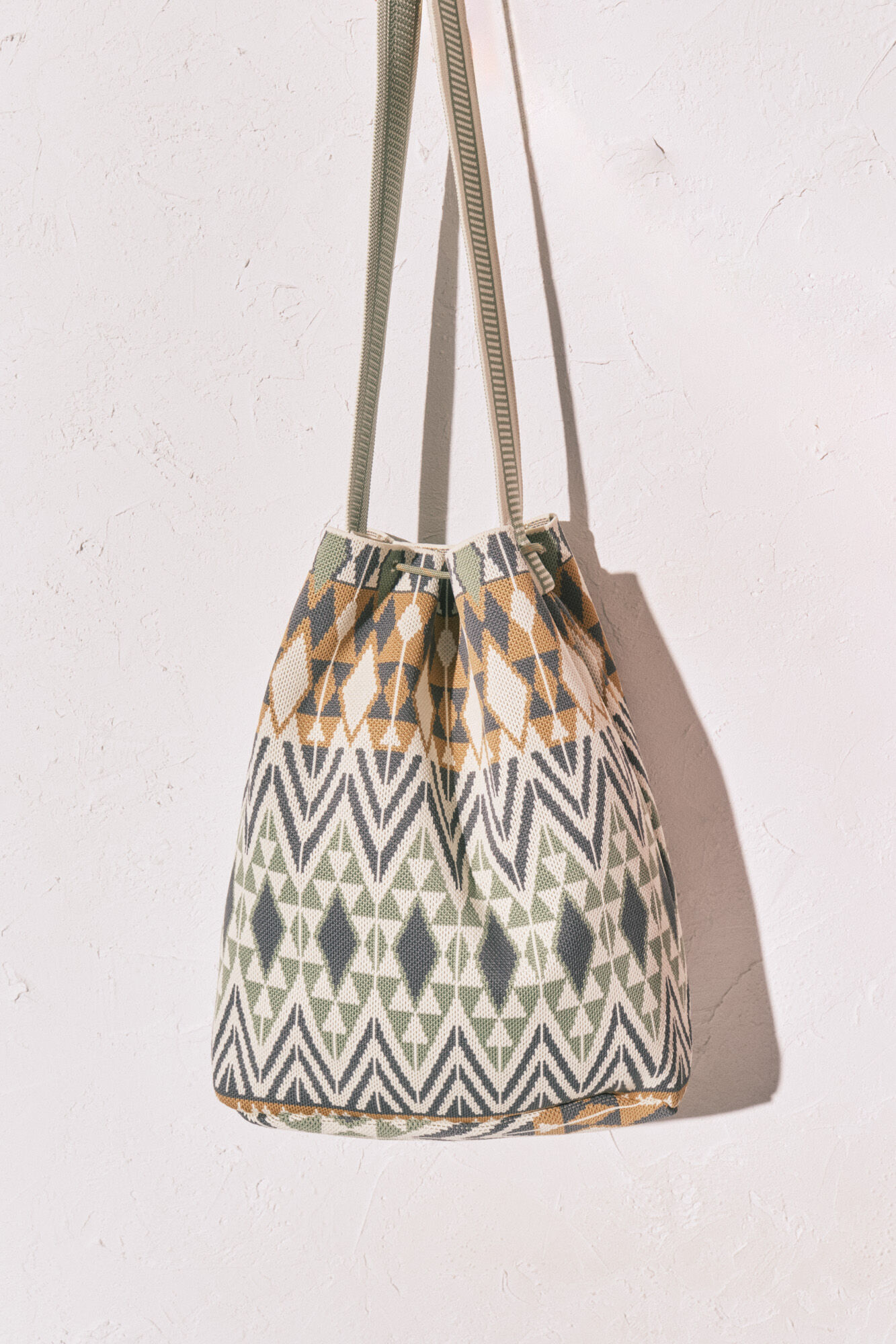 Women'secret Bolso saco estampado Jaquard